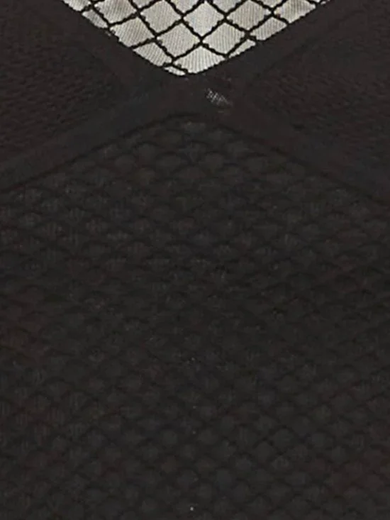 NWT Fendi Black Mesh Sheer Top, Size Medium - Picture 3 of 4